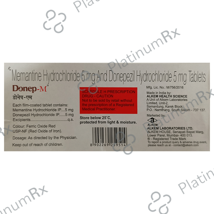 Donep M 5/5mg Tablet 15s