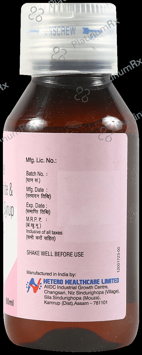Levocet M 2.5/4mg Syrup 60ml