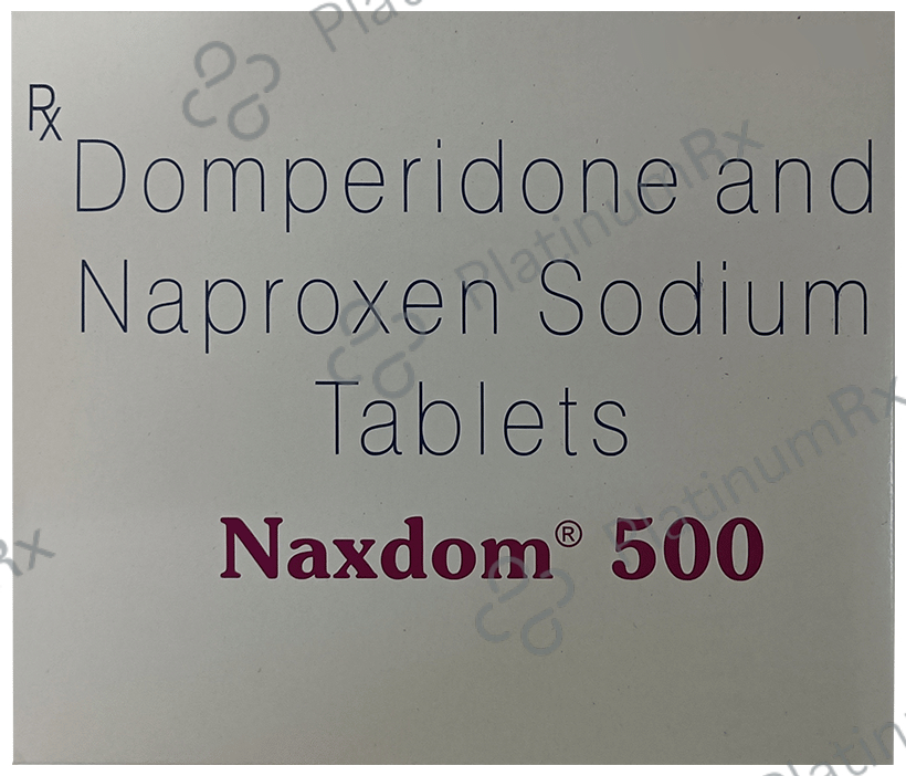 Naxdom 500/10mg Tablet 15s