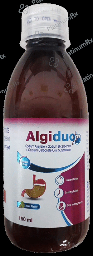 Algiduo Sugar Free Mint Oral Suspension 150ml