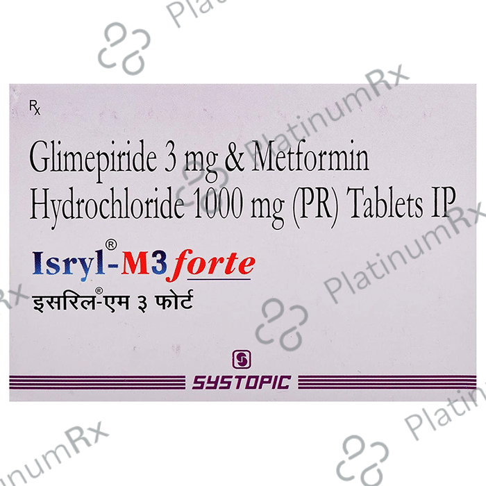 Isryl M3 Forte 3/1000mg Tablet PR 10s