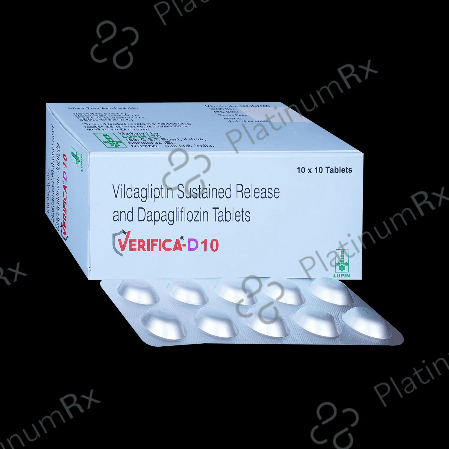 Verifica D 10/100mg Tablet SR 10s