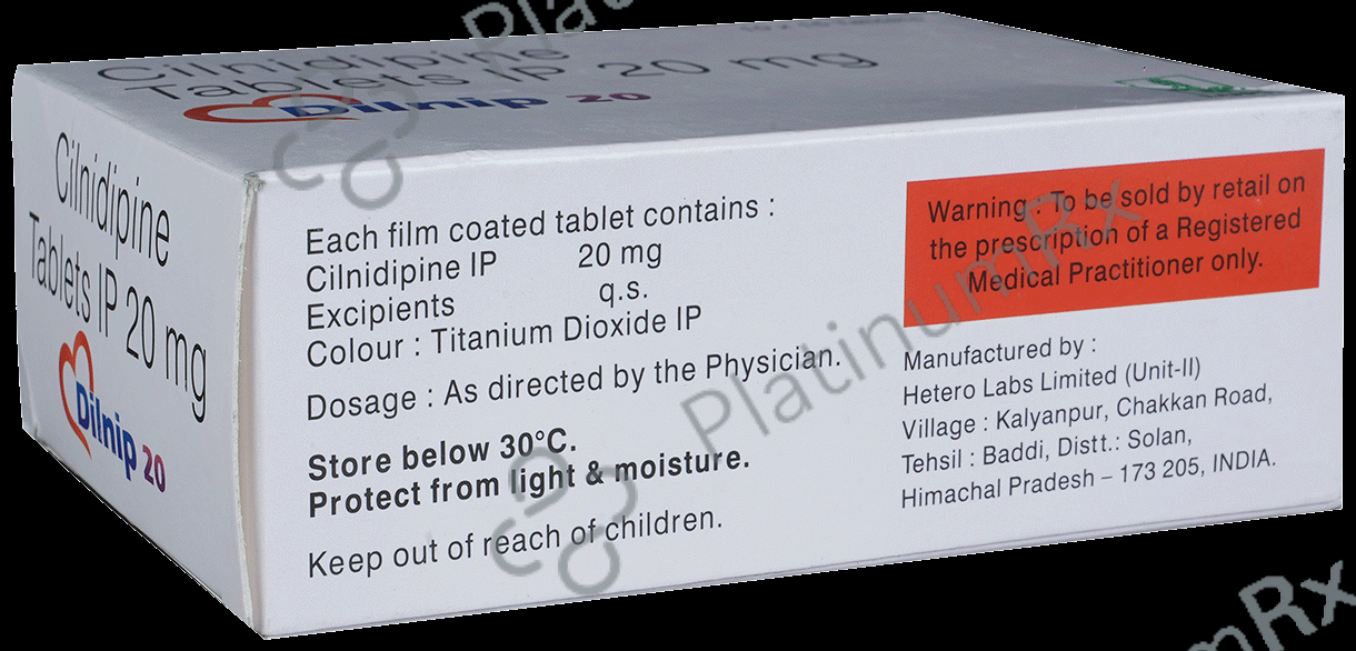 Dilnip 20mg Tablet 15s