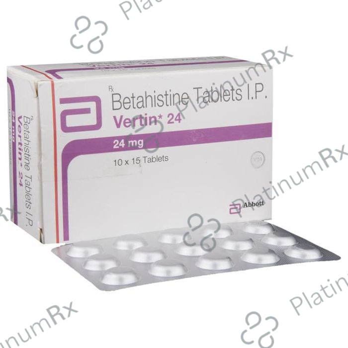 Vertin 24mg Tablet 15s