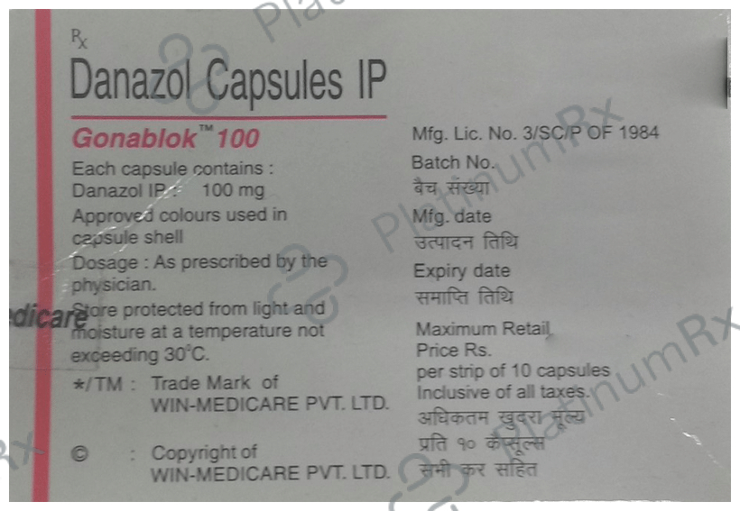 Gonablok 100 Capsule 10 Capsule