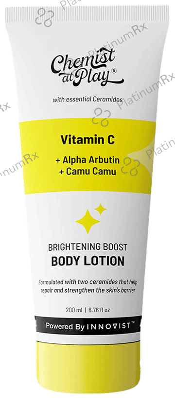 Chemist At Play Brightening Body Lotion - Ceramide & Alpha Arbutin Moisturizer for Dry Skin Lotion