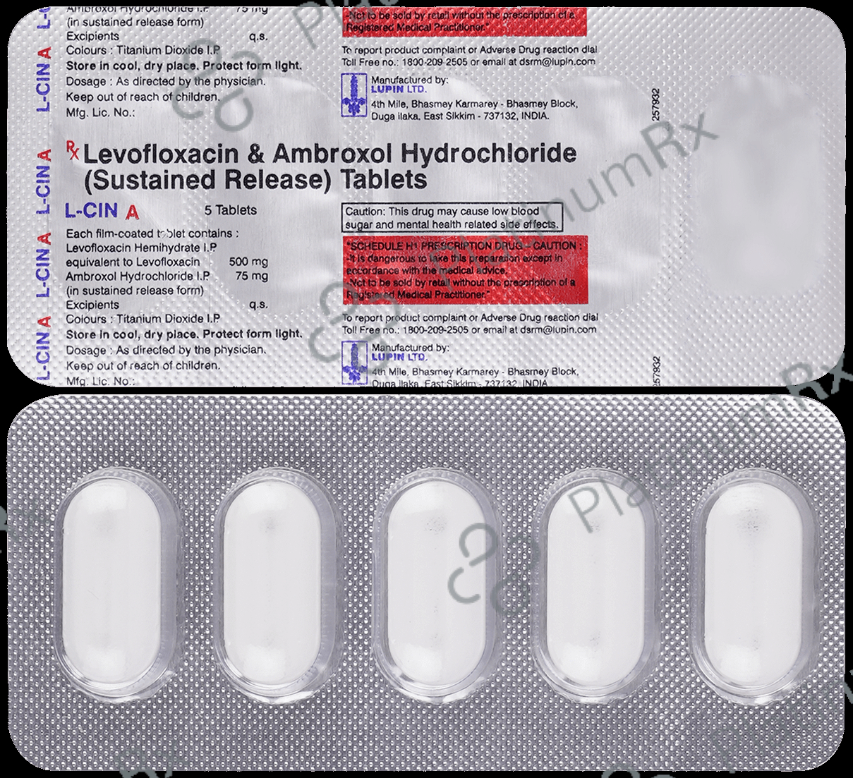 L Cin A 75/500mg Tablet 5s