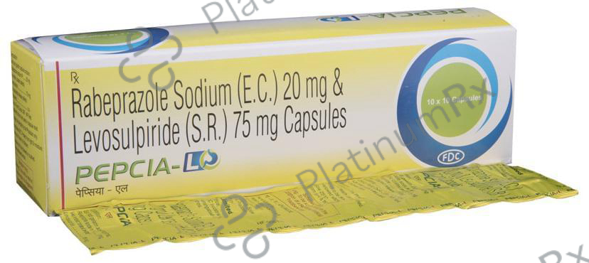 Pepcia L 75/20mg Capsule SR 10s