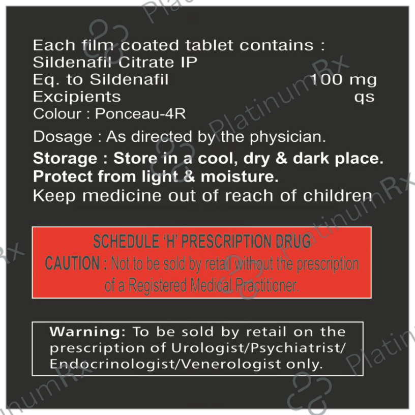 Vilgra 100mg Tablet