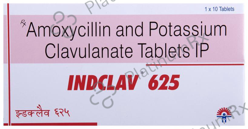 Indclav 625mg Tablet 10s