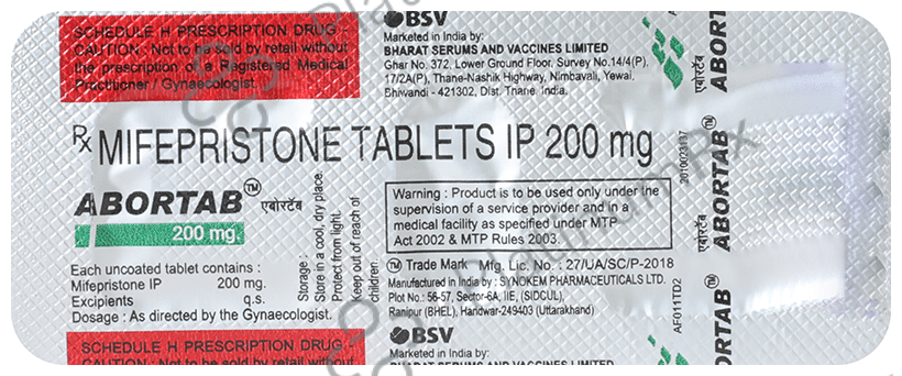 Abortab 200mg Tablet