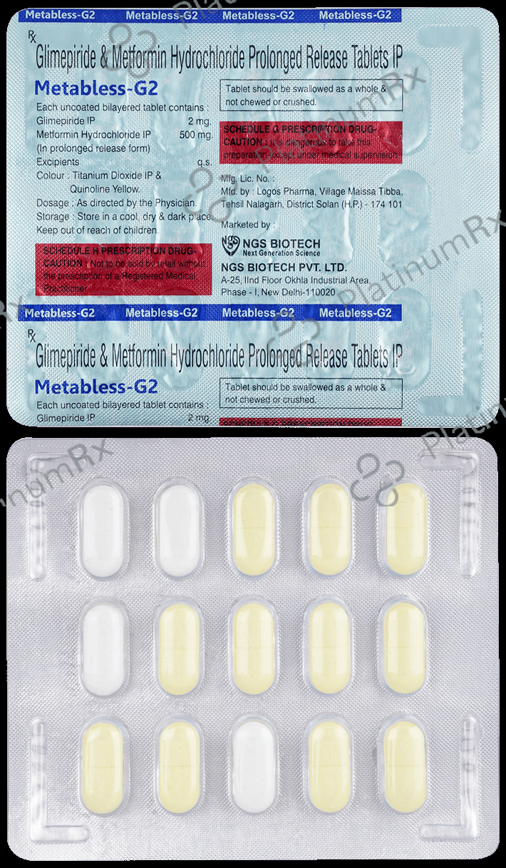 Metabless-G 2 Tablet PR 15 Tablet PR