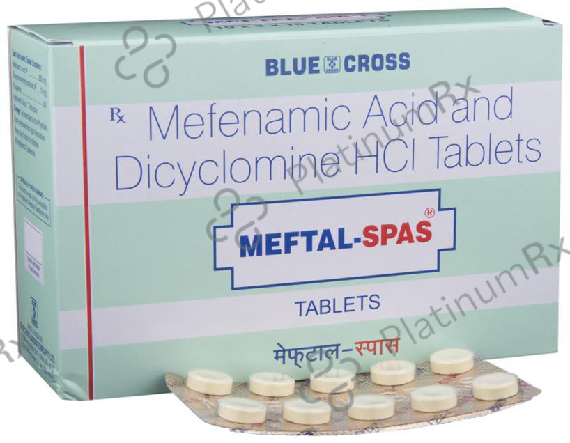 Meftal Spas 10/250mg Tablet 10s