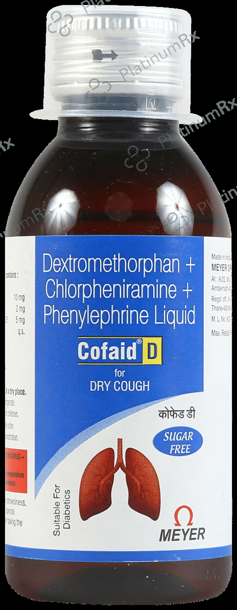 Cofaid D Syrup Sugar Free