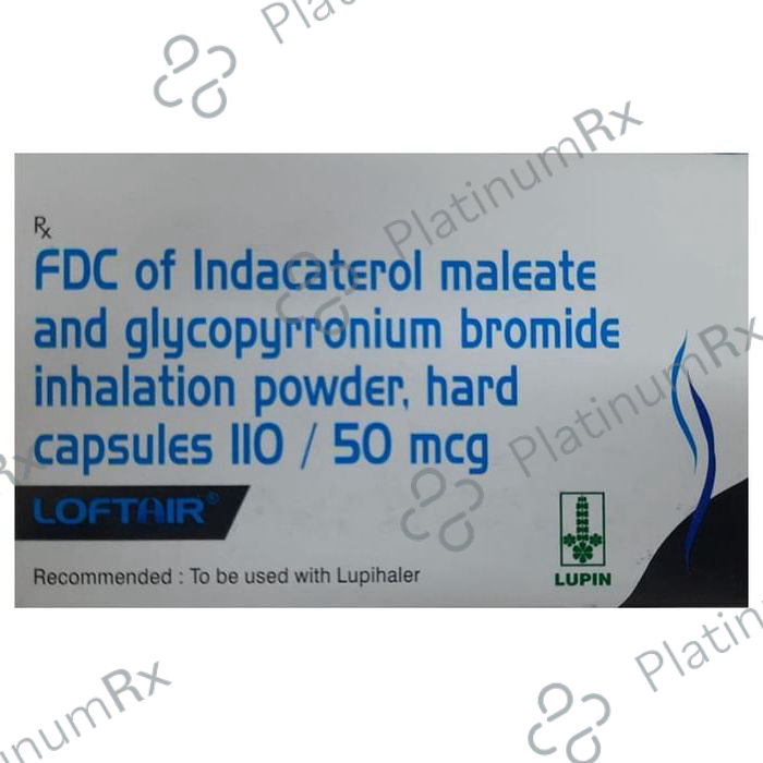 Loftair 110/50mcg Capsule 10s