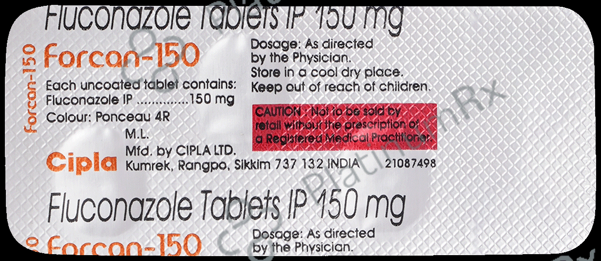Forcan 150mg Tablet 4s