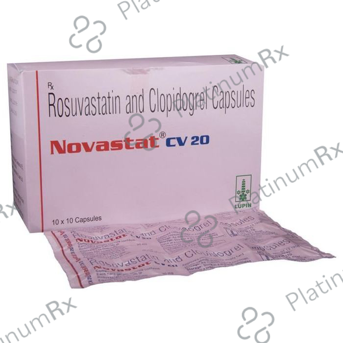 Novastat CV 20/75mg Capsule 10s
