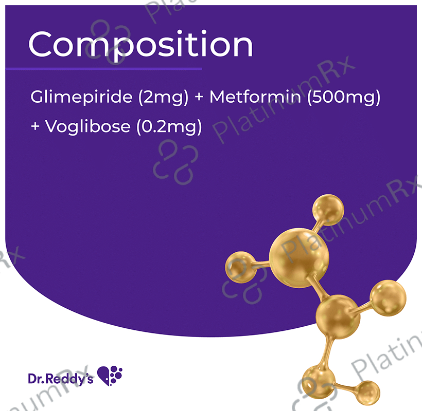 Glimy M V 2/500/0.2mg Tablet SR 10s