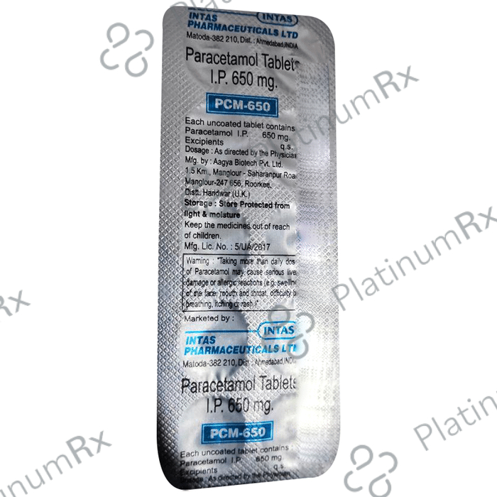 PCM 650mg Tablet