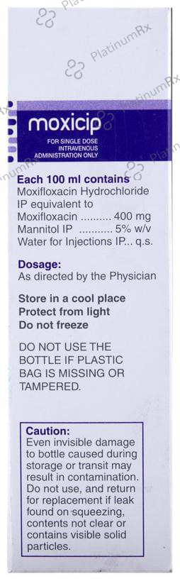 Moxicip 400mg Infusion 100ml