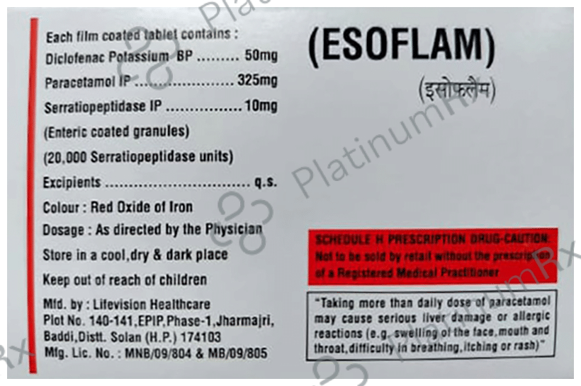 Esoflam Tablet