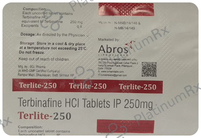 Terlite 250 Tablet