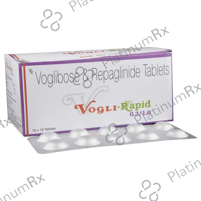 Vogli Rapid 0.3/1mg Tablet 10s