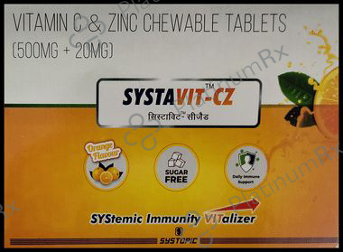 Systavit-CZ Chewable Tablet Orange Sugar Free
