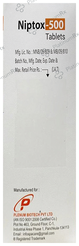 Niptox 500 Tablet