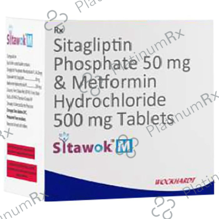 Sitawok M 500 500/50mg Tablet 15s