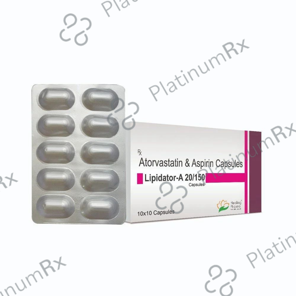 Lipidator A 20/150mg Capsule 10s