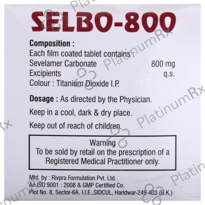 Selbo 800 Tablet