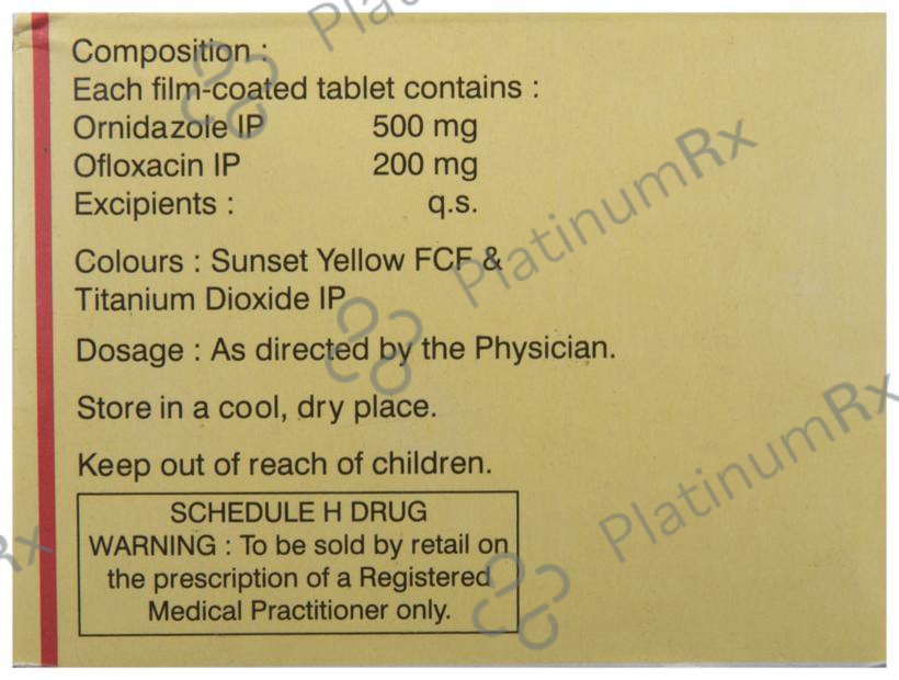 Ornof 200/500mg Tablet 10s
