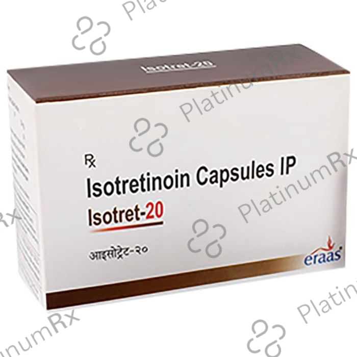 Isotret 20mg Capsule 10 Soft Gelatin Capsule