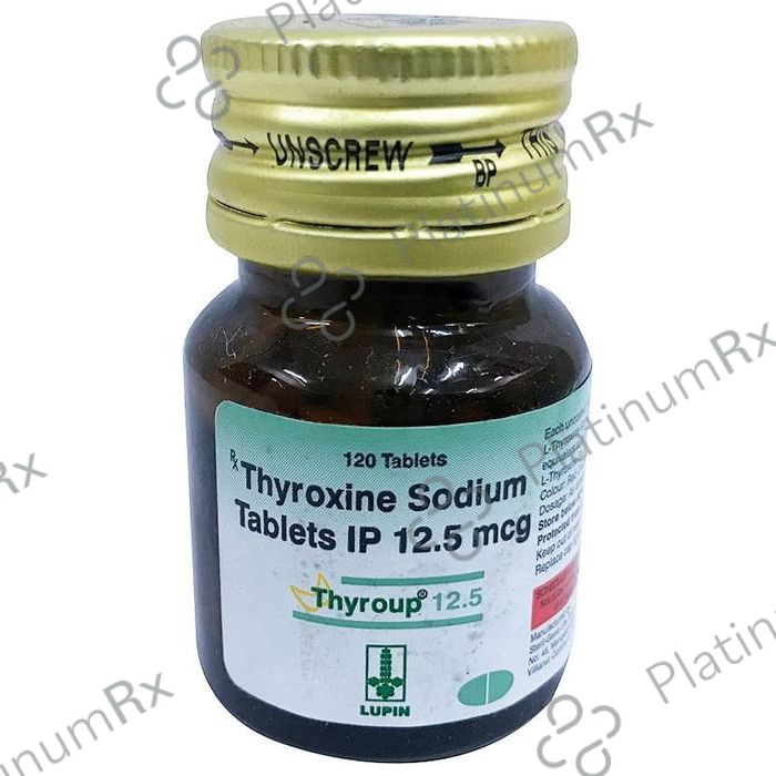 Thyroup 12.5mcg Tab 120s