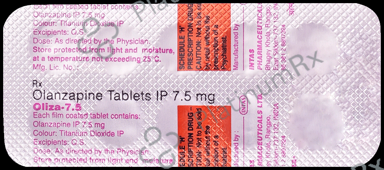 Oliza 7.5mg Tablet 10s