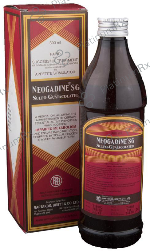 Neogadine S.G Syrup 300ml