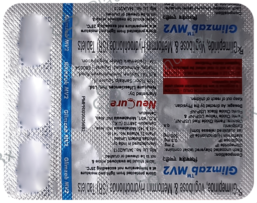 Glimzab MV 2 Tablet SR