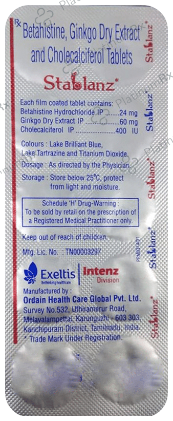 Stablanz 24/60mg Tablet 10s