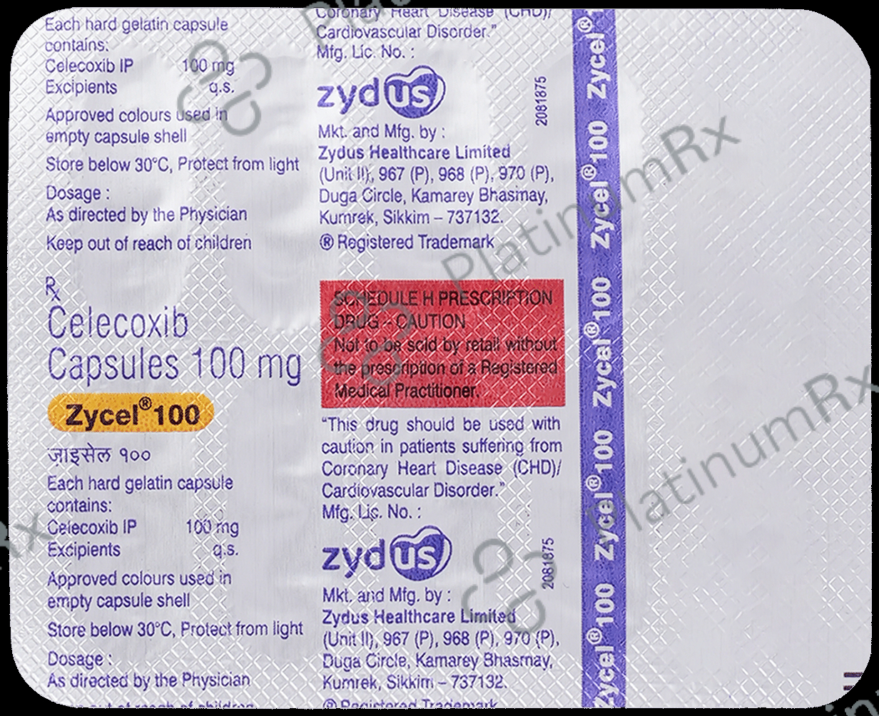 Zycel 100mg Capsule 10s