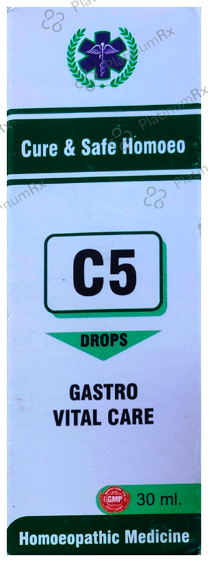 Cure & Safe Homoeo C5 Gastro Vital Care Oral Drops