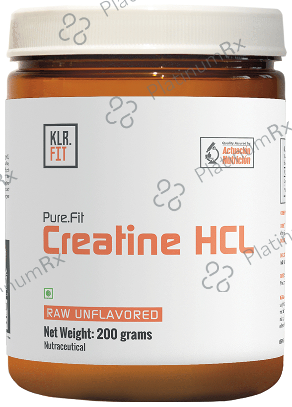 KLR. FIT Creatine HCL Powder Raw Unflavoured
