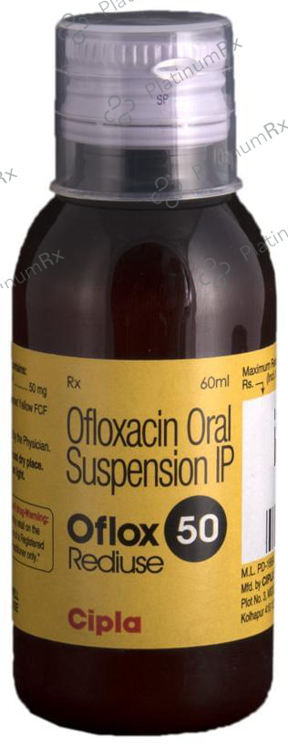 Oflox 50mg Suspension 60ml