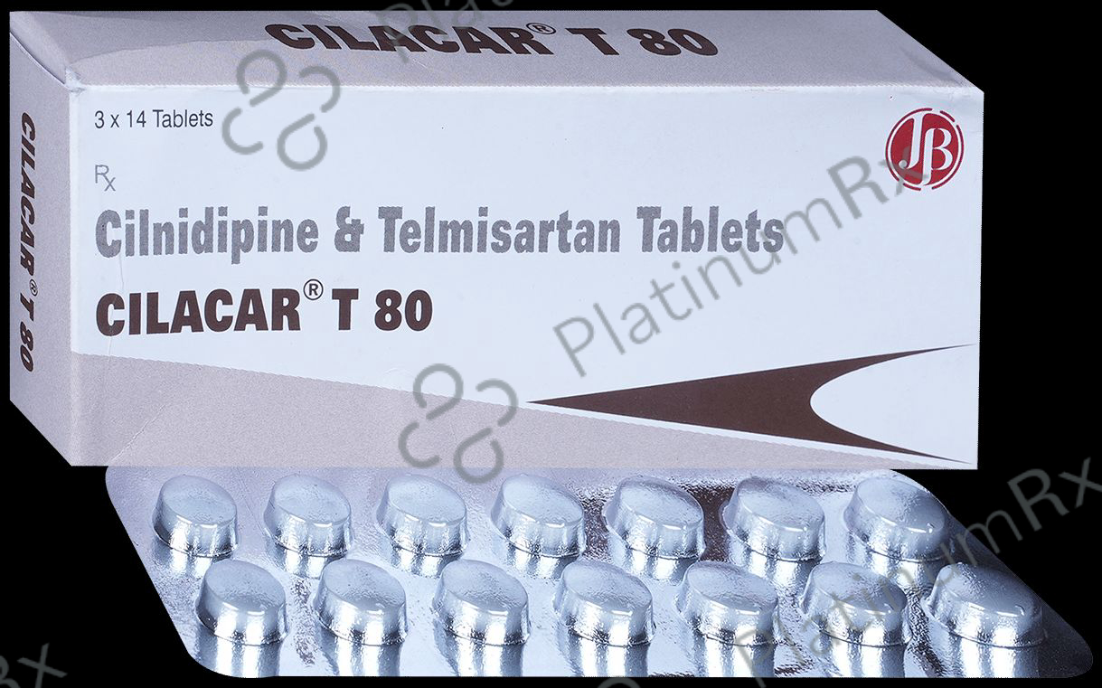 Cilacar T 10/80mg Tablet 14s