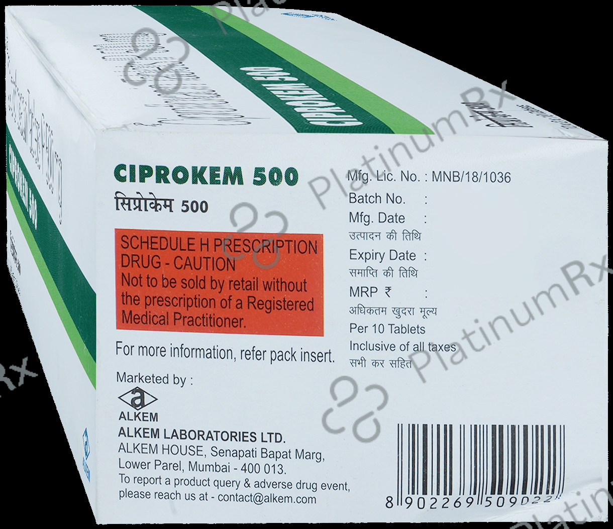 Ciprokem 500mg Tablet