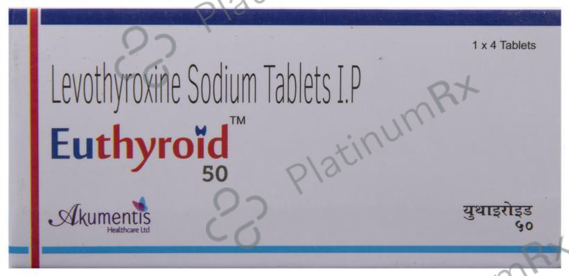 Euthyroid 50 350mcg Tablet 4s