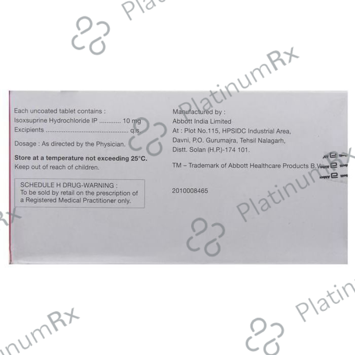 Duvadilan 10mg Tablet 50s