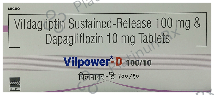 Vilpower D 10/100mg Tablet 10s