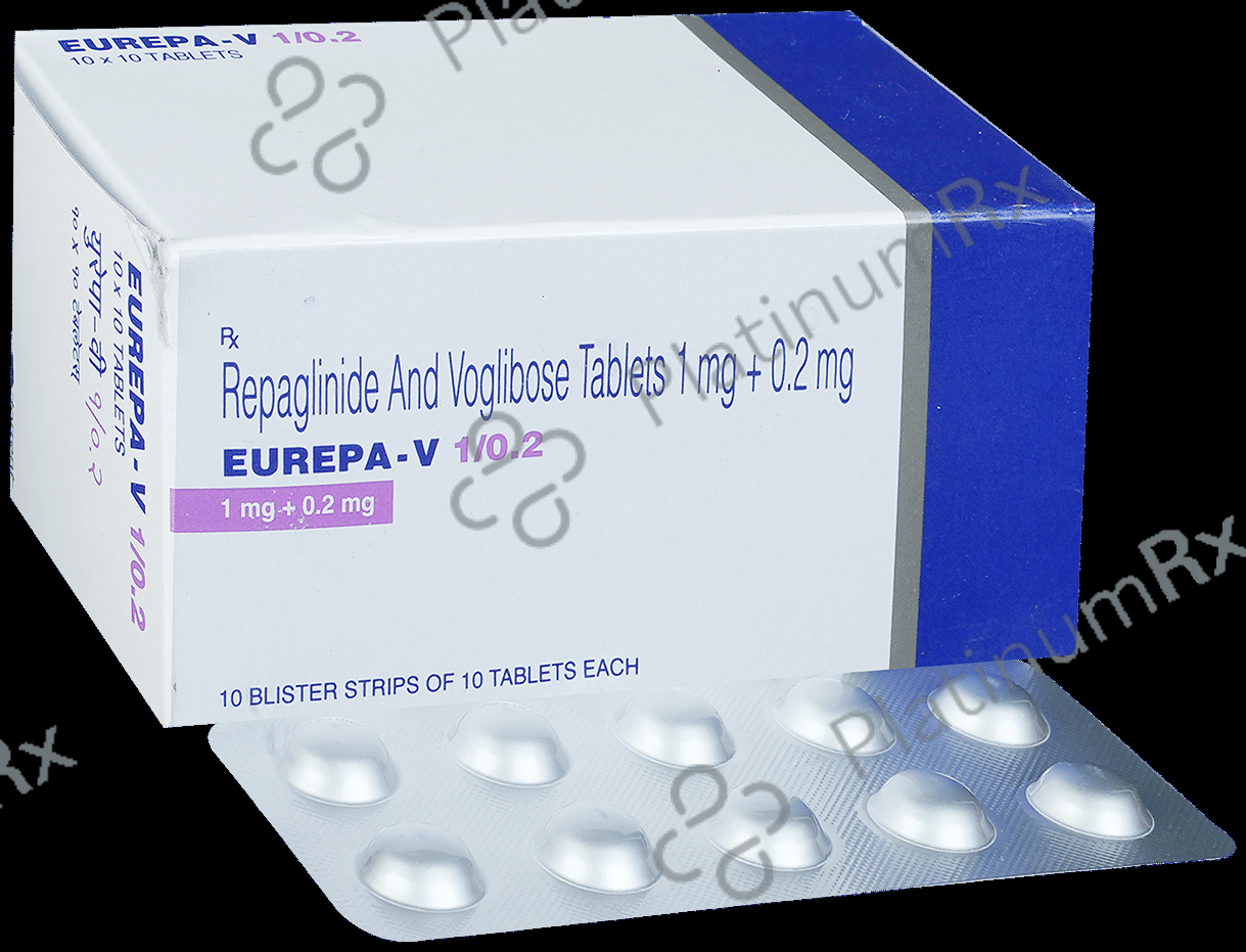 Eurepa V 1/0.2mg Tablet 10s