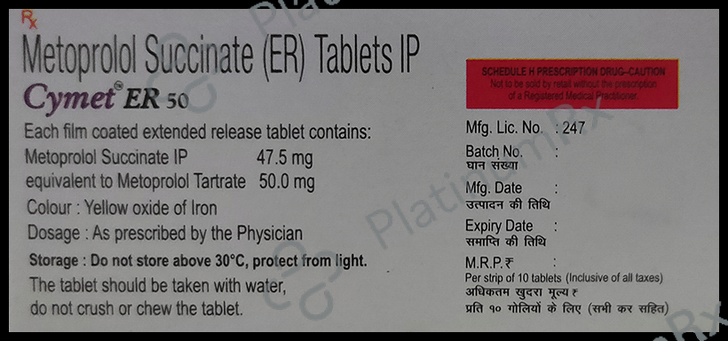Cymet ER 50mg Tablet 10s